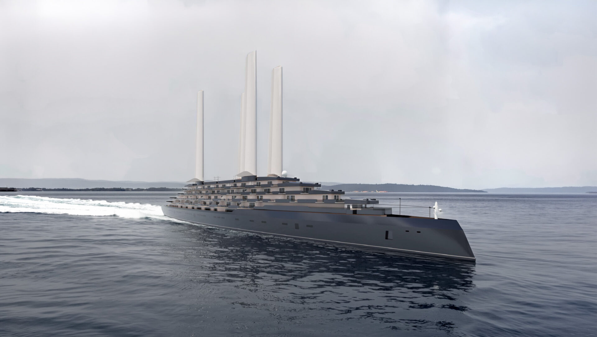 Aeroforce wing on vessel